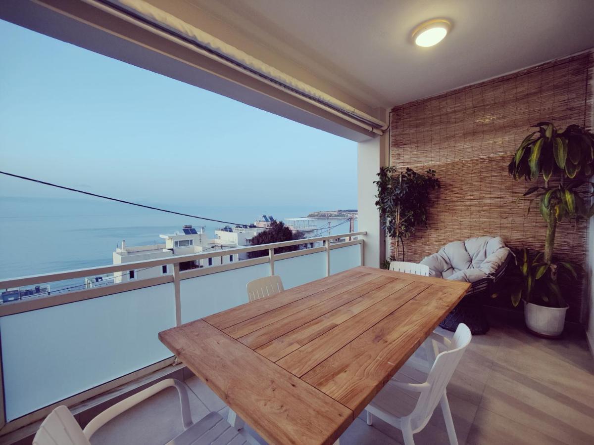 Luxury Seaview Appartment Rethymno Exterior foto